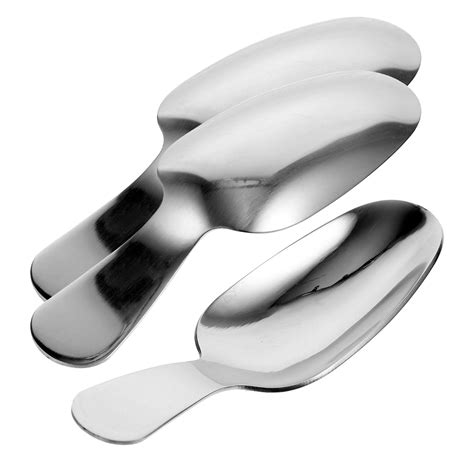 Onaparter Stainless Steel Coffee Scoop Tablespoon 3pcs Scoop Short