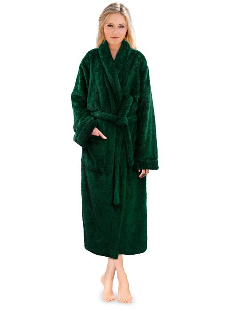 Pavilia Premium Lightweight Womens Plush Soft Full Length Robe L Xl