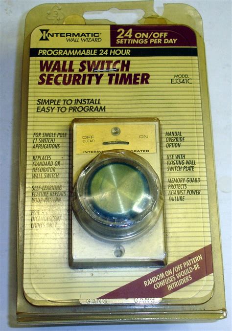 Intermatic Ej341c Indoor Wall Switch Timer Controls Lighting Fixtures