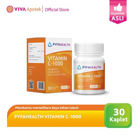 Jual Pyfahealth Vitamin C Membantu Memelihara Daya Tahan Tubuh