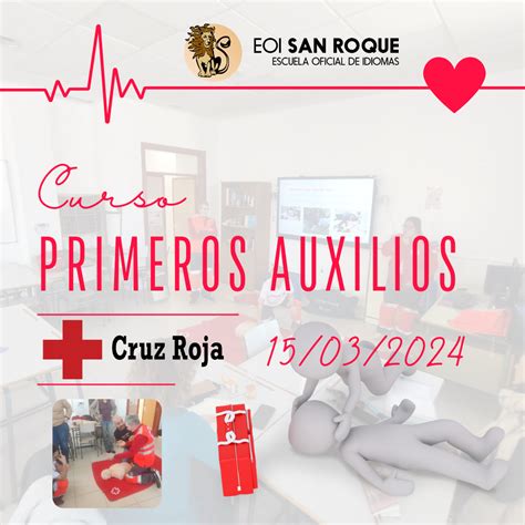 Prevención De Riesgos Laborales Curso De Primeros Auxilios Ofrecido Por Cruz Roja Escuela