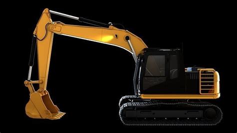 D Model Hydraulic Excavator Vr Ar Low Poly Cgtrader