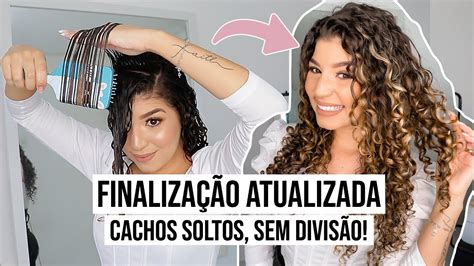 MINHA FINALIZAÇÃO ATUALIZADA cabelo cacheado por Jessica Melo YouTube