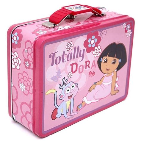 Nickelodeon Dora The Explorer Lunch Box Collectible Case Tin 4657143875