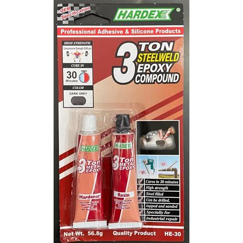 HARDEX 3 Ton Steelweld Epoxy Compound 56 8G Shopee Philippines