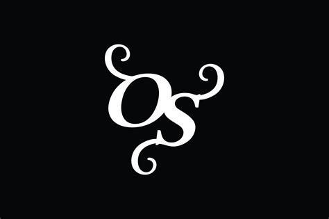 Monogram Os Logo V2 Graphic By Greenlines Studios · Creative Fabrica