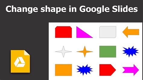 How To Change Shape In Google Slides Presentation Youtube