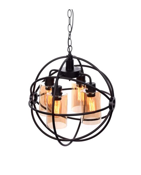 Lampa Wisz Ca Industrialna Loft Czarna Stradi Lumina Deco