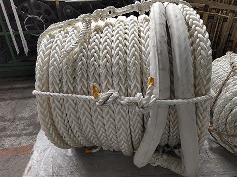 White Nylon Floating Mooring Line Large Ships Mooring Ropes With