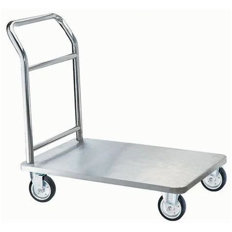 Stainless Steel Platform Trolley For Industrial Load Capacity 500