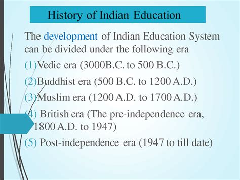 SOLUTION: History of indian education - Studypool