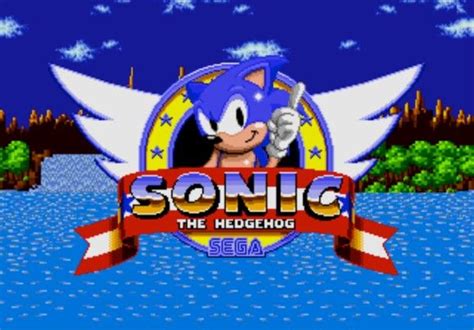 Such A Classic Title Screen Sonic The Hedgehog Sonic Hedgehog Game