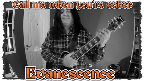 Evanescence Call Me When Youre Sober Guitar Youtube