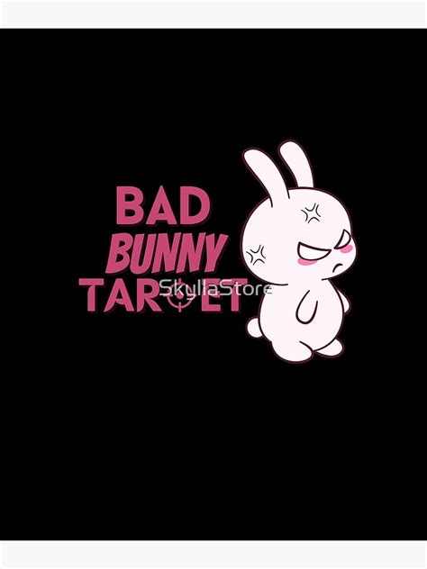 Bad Bunny Target Poster For Sale By Skyllastore Redbubble