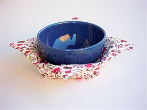 Pdf Microwave Bowl Cozy Pattern Reversible Bowl Cosy Super Easy Sewing Tutorial English And