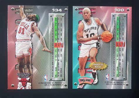 Dennis Rodman Fleer Metal Cards Hobbies Toys Toys Games On Carousell