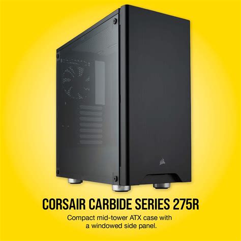 Corsair Carbide Series 275R Mid Tower ATX Gaming Case Black Buy