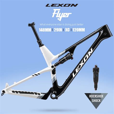 Lexon Cadre De Vtt Toray En Carbone Er Suspension Compl Te Pi Ces De