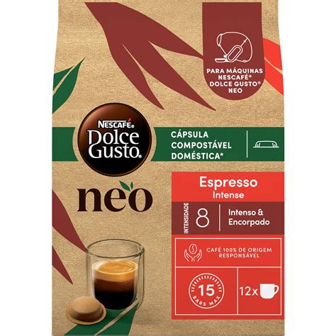 C Psulas De Caf Espresso Intenso Int Nescaf Dolce Gusto Neo Emb