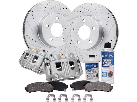 Front Brake Pad Rotor And Caliper Set Compatible With 2001 2002 Ford Explorer Sport Trac