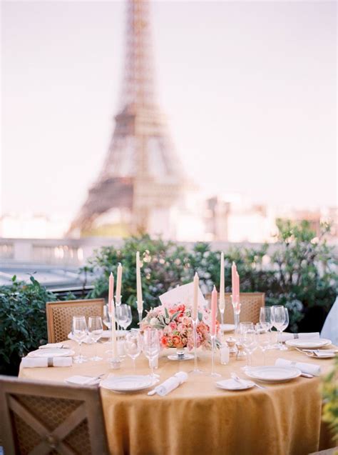 Romantic Intimate Parisian Wedding Parisian Wedding Paris