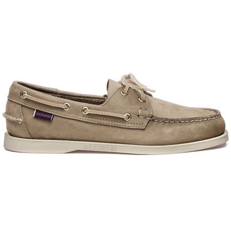 Chaussures Bateaux Docksides Homme Nubuck Beige Sebago