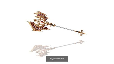 3D Model Collection Royal Guard Weapons VR / AR / low-poly | CGTrader