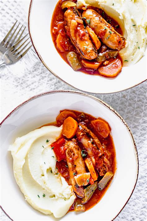 Slow Cooker Sausage Casserole Recipe Easy And Delicious Hint Of Helen