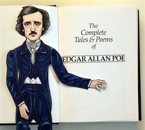 Edgar Allan Poe Articulated Paper Doll With 4 Mini Scenes Etsy