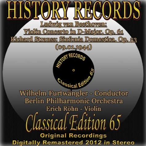 Amazon Music Wilhelm Furtw Ngler Berlin Philharmonic Orchestra