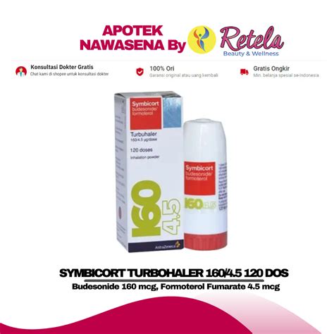 Jual Symbicort Turbohaler Dos Budesonide Mcg