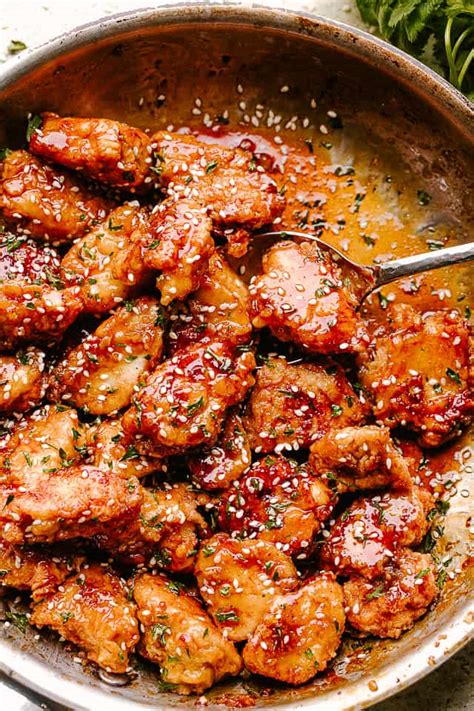 Crispy Honey Sesame Chicken Easy Weeknight Recipes