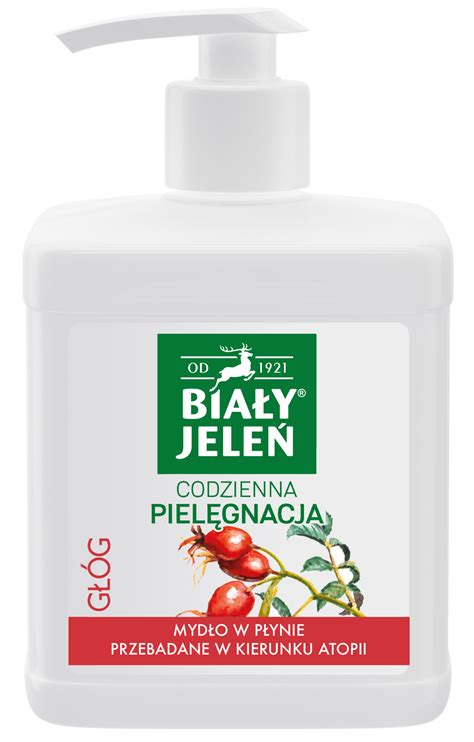 Biały Jeleń Premium hipoalergiczne mydło w płynie z głogiem 500 ml