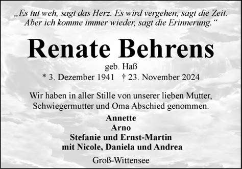 Gedenkkerzen Von Renate Behrens Sh Z Trauer