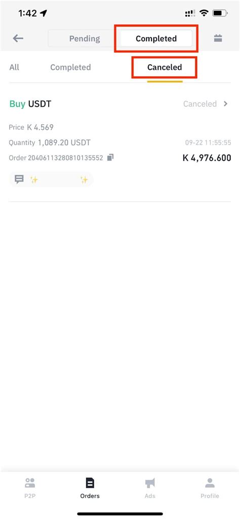How To Appeal For Canceled Completed P P Orders On Binance App