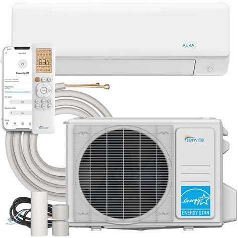 Senville Aura 9000 Btu Mini Split Heat Pump W Wi Fi