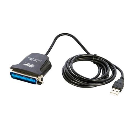 Cabo USB Para Paralelo 36 Pinos 1 8m Storm Cbus0020 Preto