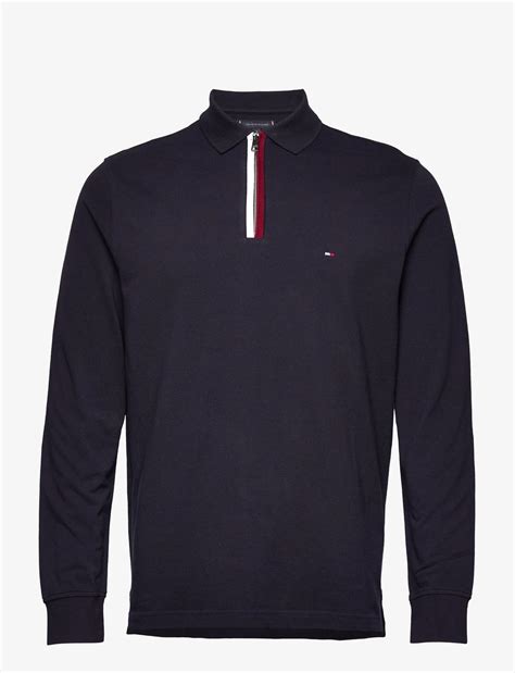 Tommy Hilfiger Rwb Zip Regular Ls Polo Long Sleeved Polos