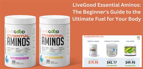 Livegood Essential Aminos Review