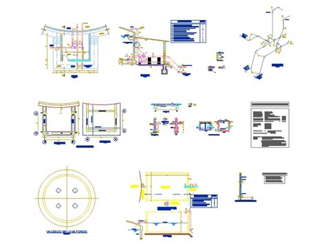 Reservorio Completo M En Autocad Descargar Cad Mb Bibliocad