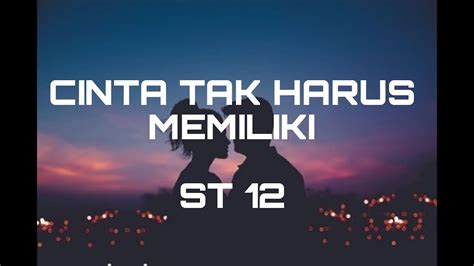 Cinta Tak Harus Memiliki St Cover Lirik By Mikail Omar Youtube