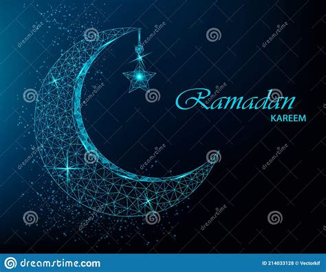 Ramadan Kareem Beautiful Greeting Card Stock Vector Illustration Of