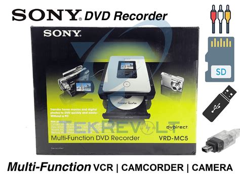 Sony DVD Recorder Multi-function Transfer Vhs to DVD - Etsy