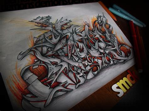 DEMONS Graffiti Sketch by SmecKiN on DeviantArt