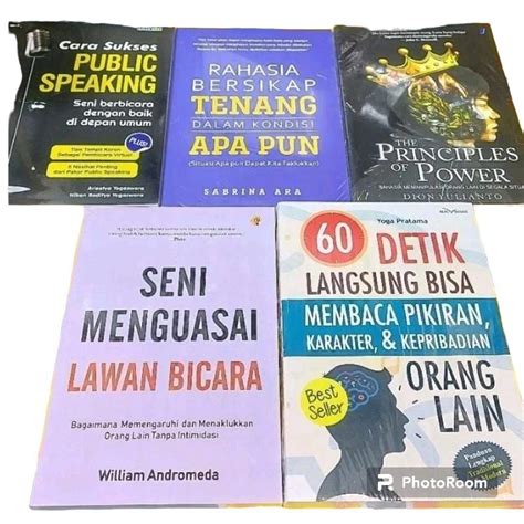 Jual PAKET 5 BUKU CARA SUKSES PUBLIC SPEAKING RAHASIA BERSIKAP