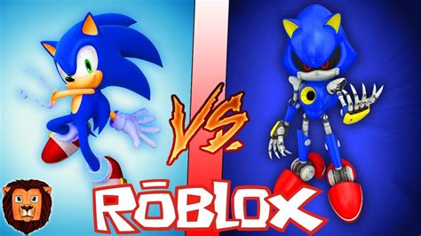 Sonic Vs Sonicexe En Roblox Batalla Epica De Personajes En Roblox