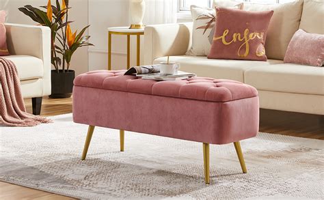 Yaheetech Ottoman 42 Inches Storage Bench With Storage