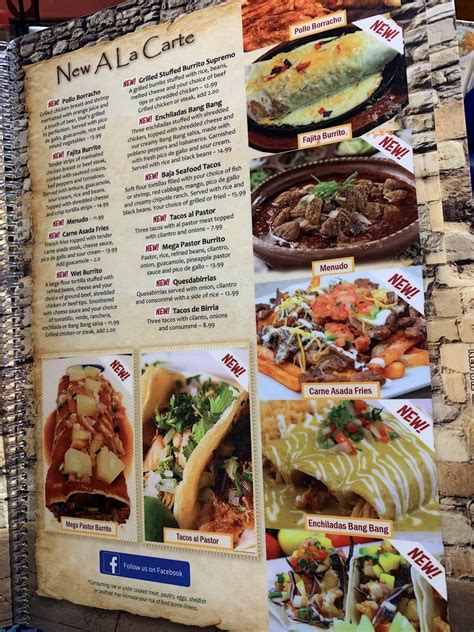 Menu At La Cocina Mexicana Restaurant Battle Creek Beckley Rd