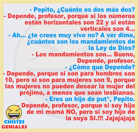 Chiste De Pepito Con Respuestas Inteligentes Chistes Geniales