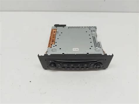 PEUGEOT RCZ GT Radio Cd Player Head Unit 2011 96766653Xn 44 99